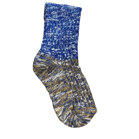 Birkenstock Boys Slub Block Crew Socks - US C12-Y1 - Picture 1 of 3